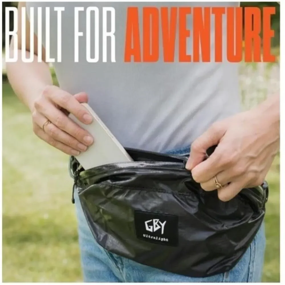 Sling Bag Fanny Pack Durable and Reliable Black Waist Belt Bag Unisex NEW